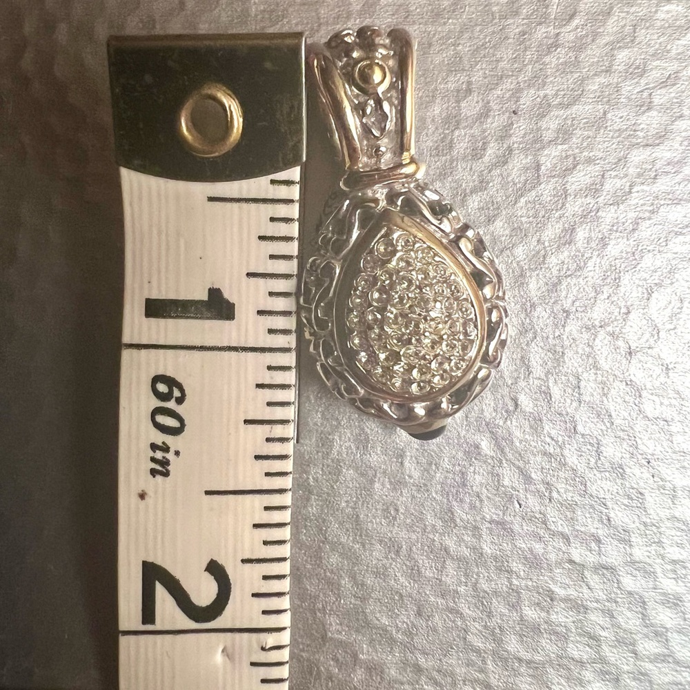 John Medeiro Gold and Silver Pendant - Picture 10 of 10